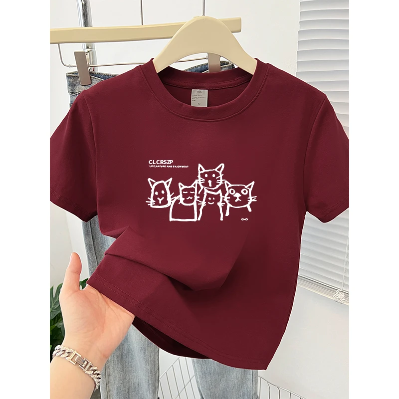 夏季黑色正肩短袖女t恤女新款韩版修身显瘦设计感洋气圆领上衣潮