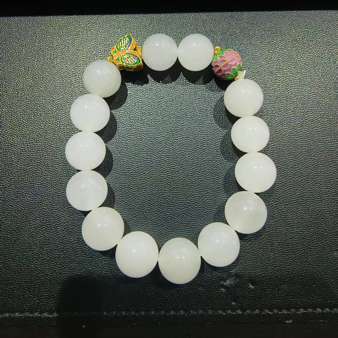 【睿泽鉴宝】金丝玉手串  12mm  DY7080