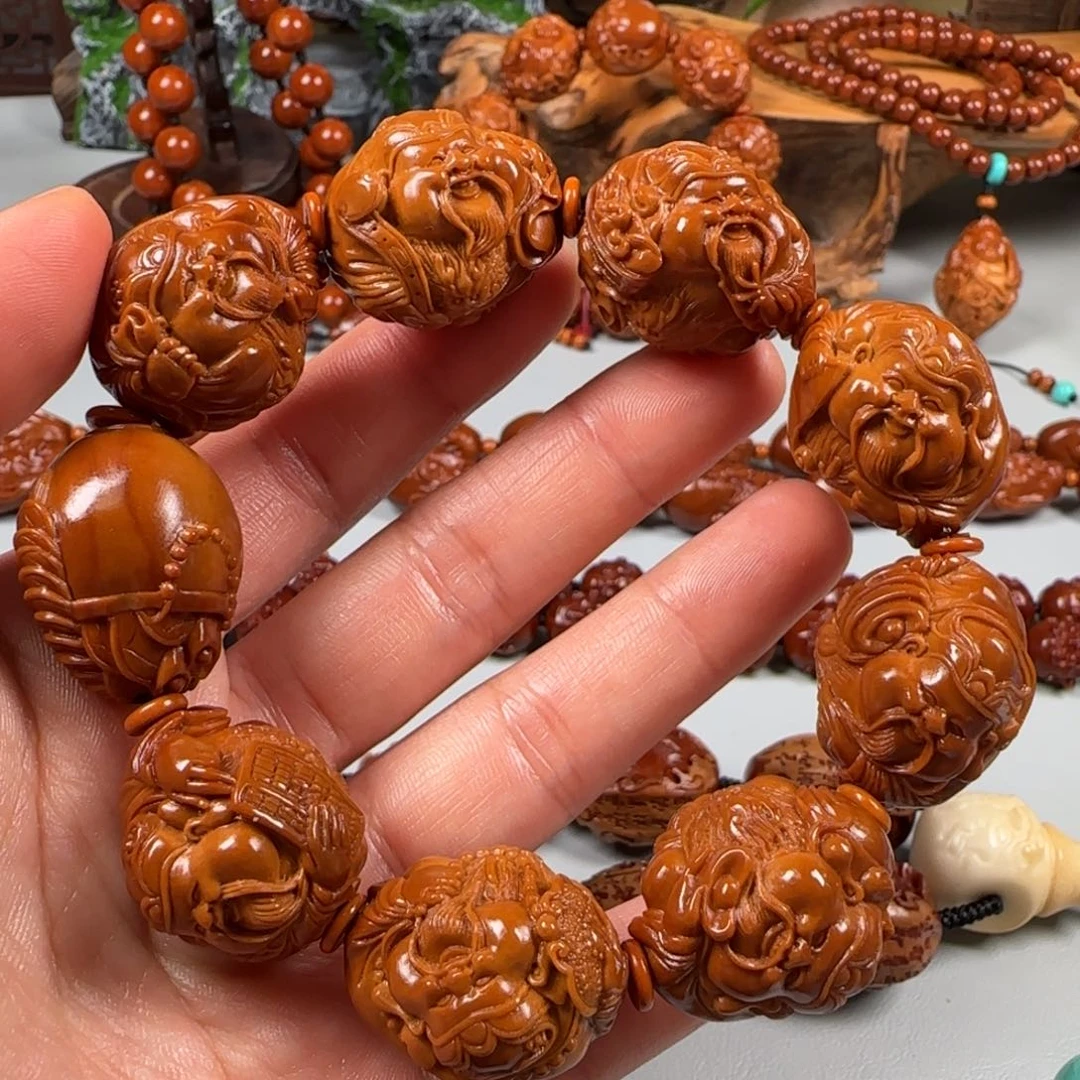 吊坠橄榄核23横财神