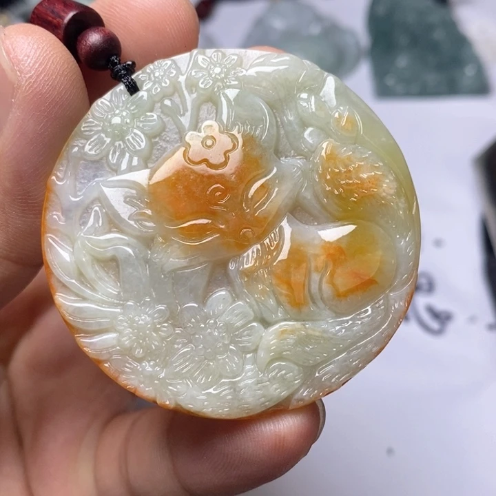 颈饰未镶嵌翡翠翡翠