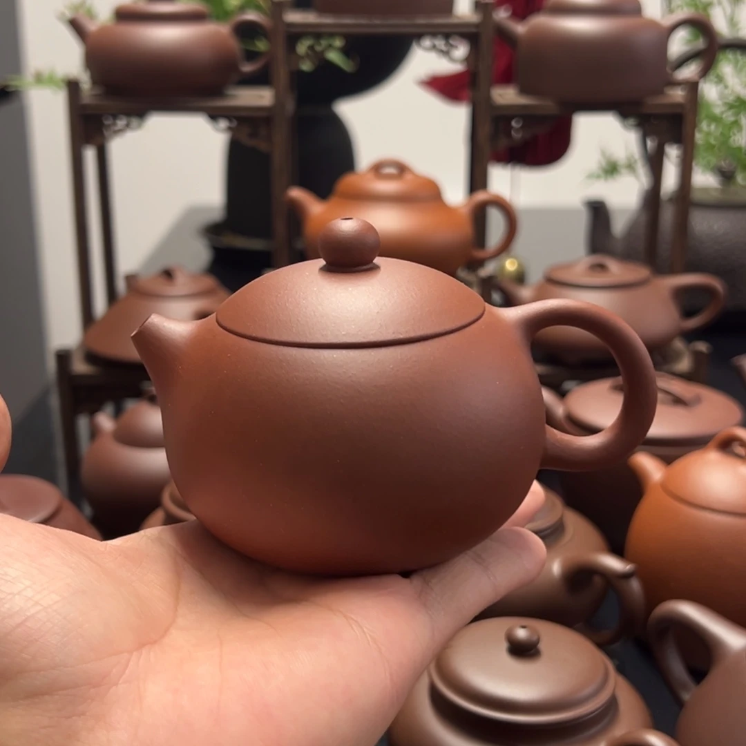 归***。紫砂茶壶精工半手西施200cc