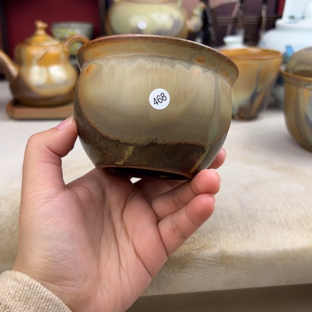 杯纯手工柴烧主人杯