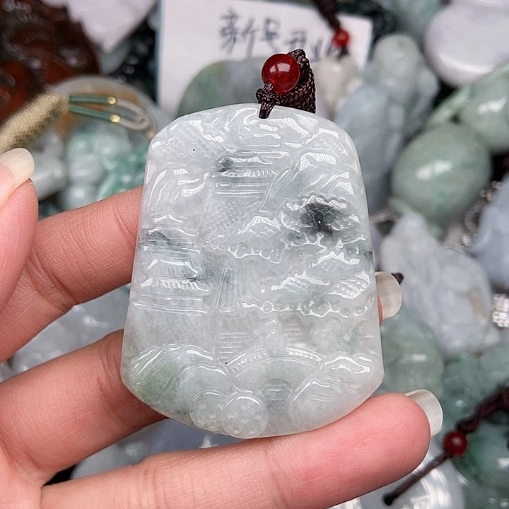 颈饰未镶嵌翡翠翡翠