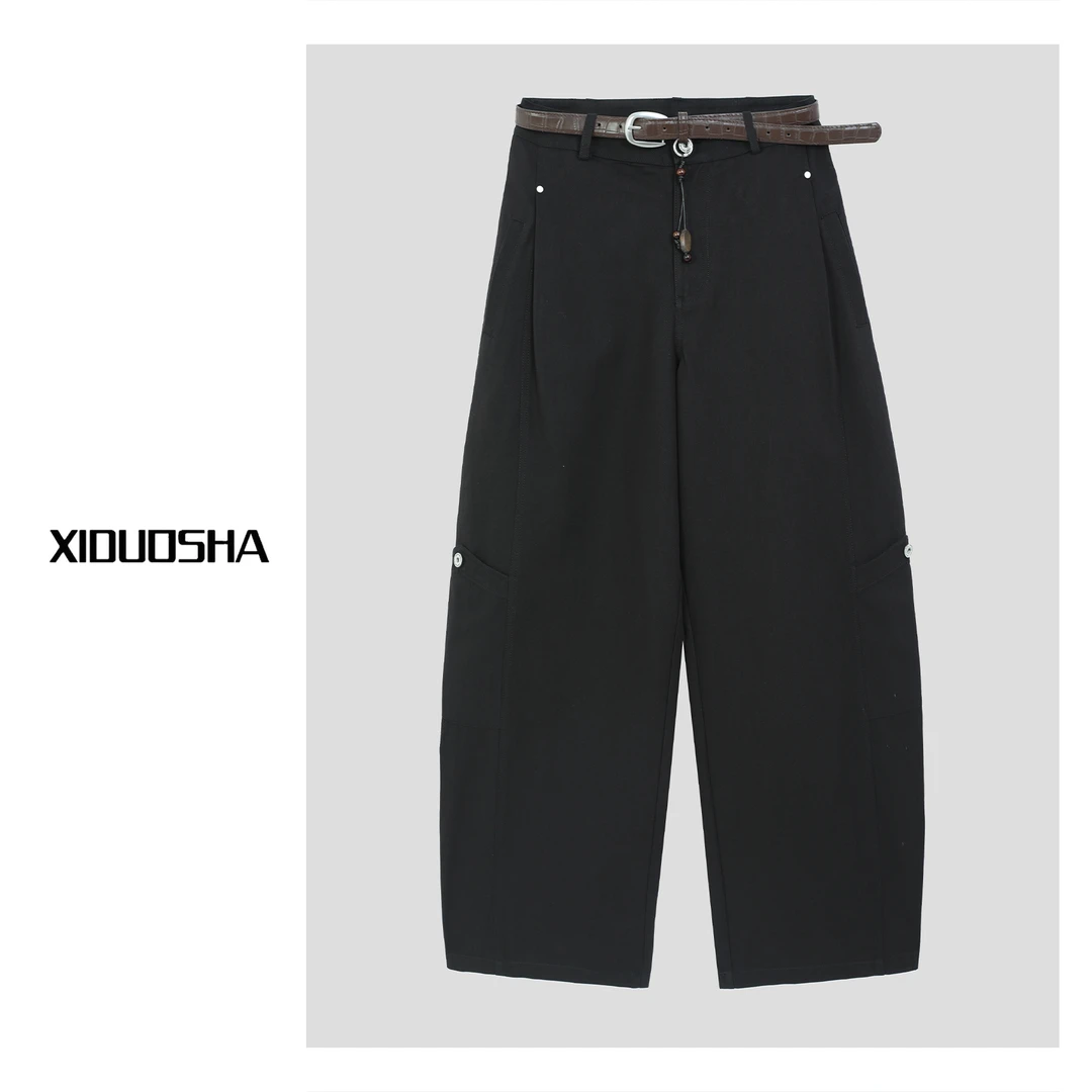 XIDUOSHA/喜朵莎原创设计款欧版大气简约时尚直筒裤  XDS1560