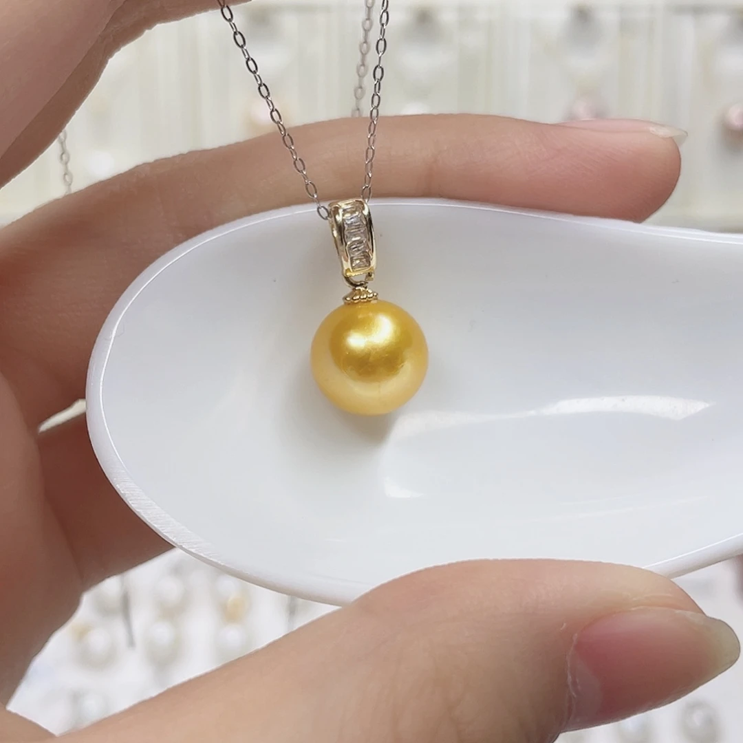 淡水珍珠吊坠(赠链)合金