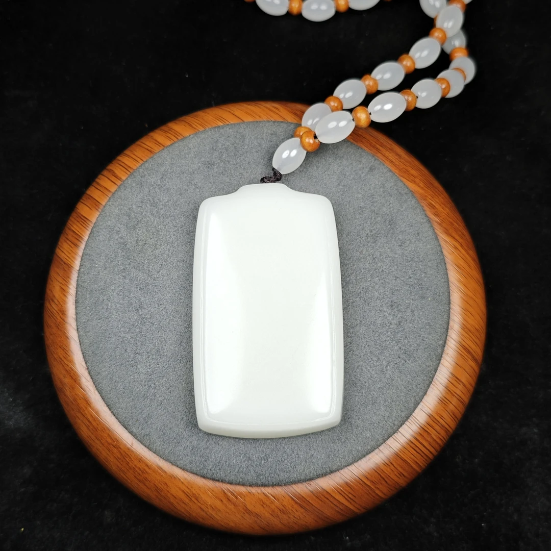 一级白平安无事牌挂件