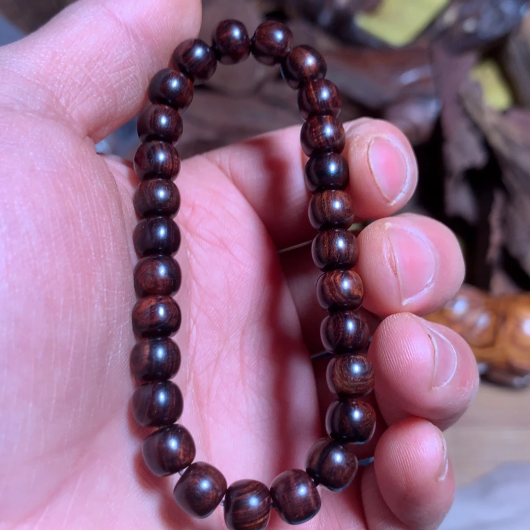 天***习黄花梨/降香黄檀手串回血三哥的海南黄花梨老料