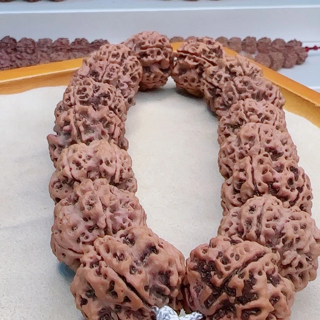 金刚菩提吊坠23mm老籽蜂窝双龙头货