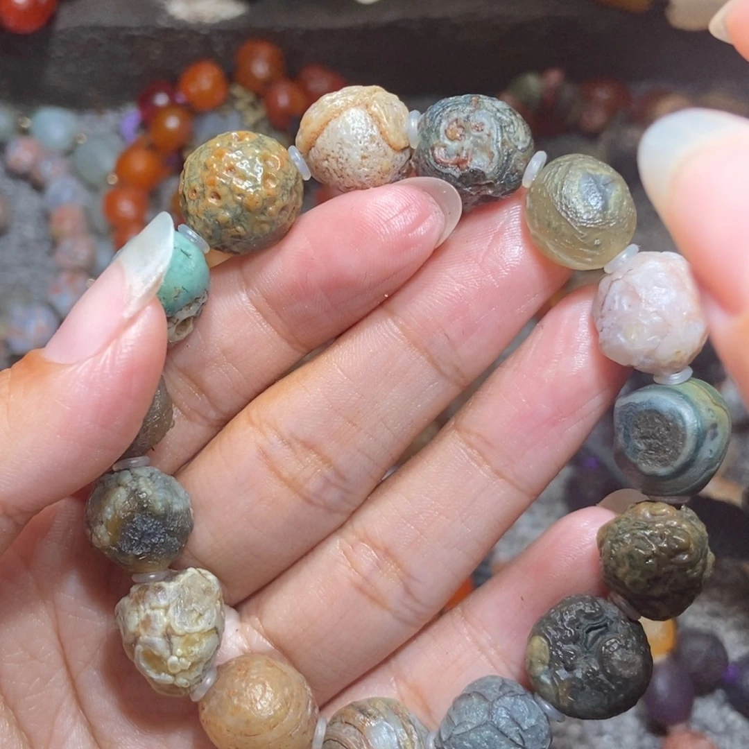 未镶嵌玛瑙/玉髓珠宝半成品