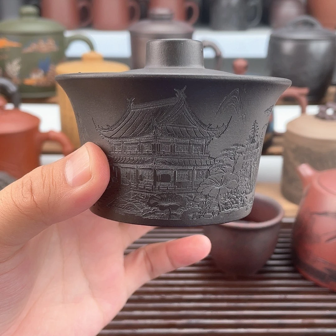 茶杯紫砂高档紫砂茶具套装