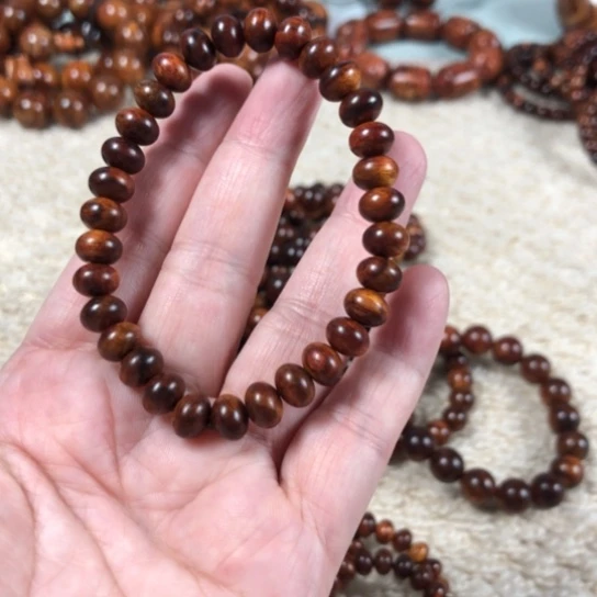 黄花梨/降香黄檀海南黄花梨算盘珠6*8