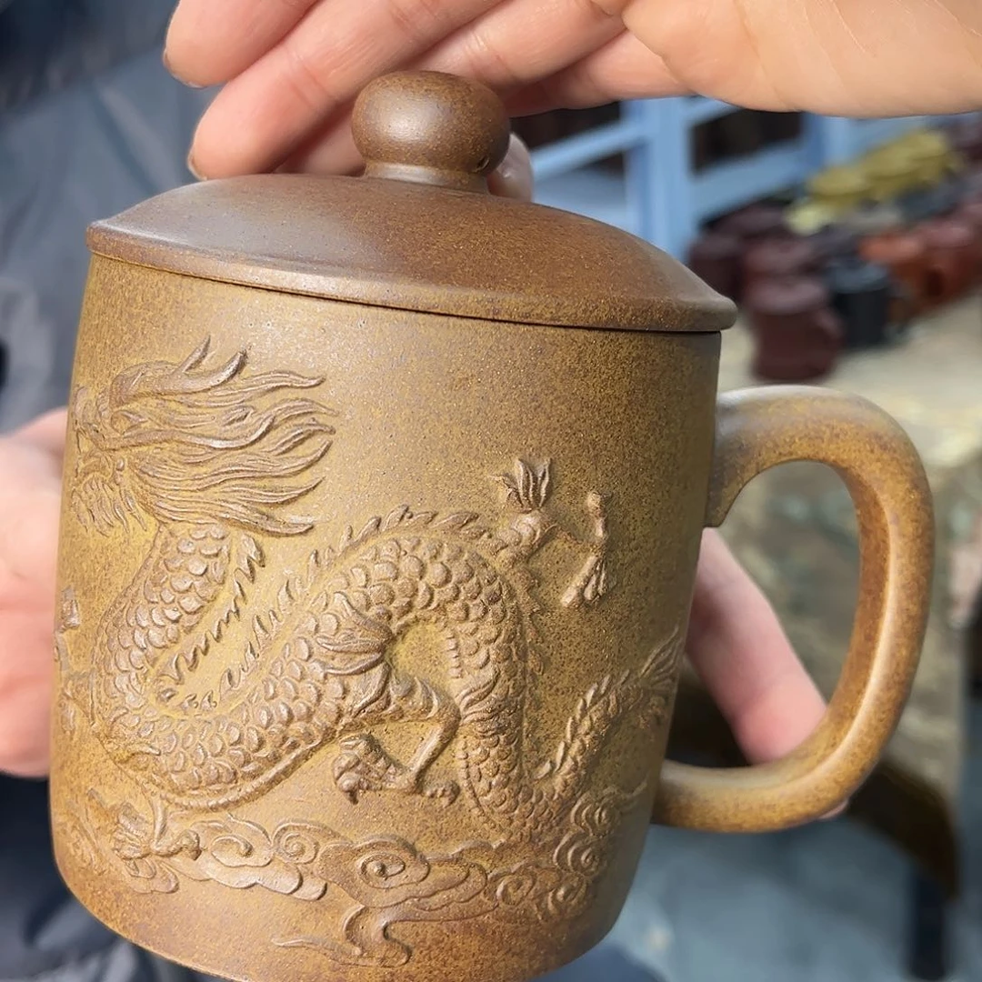 紫砂茶杯原矿紫砂