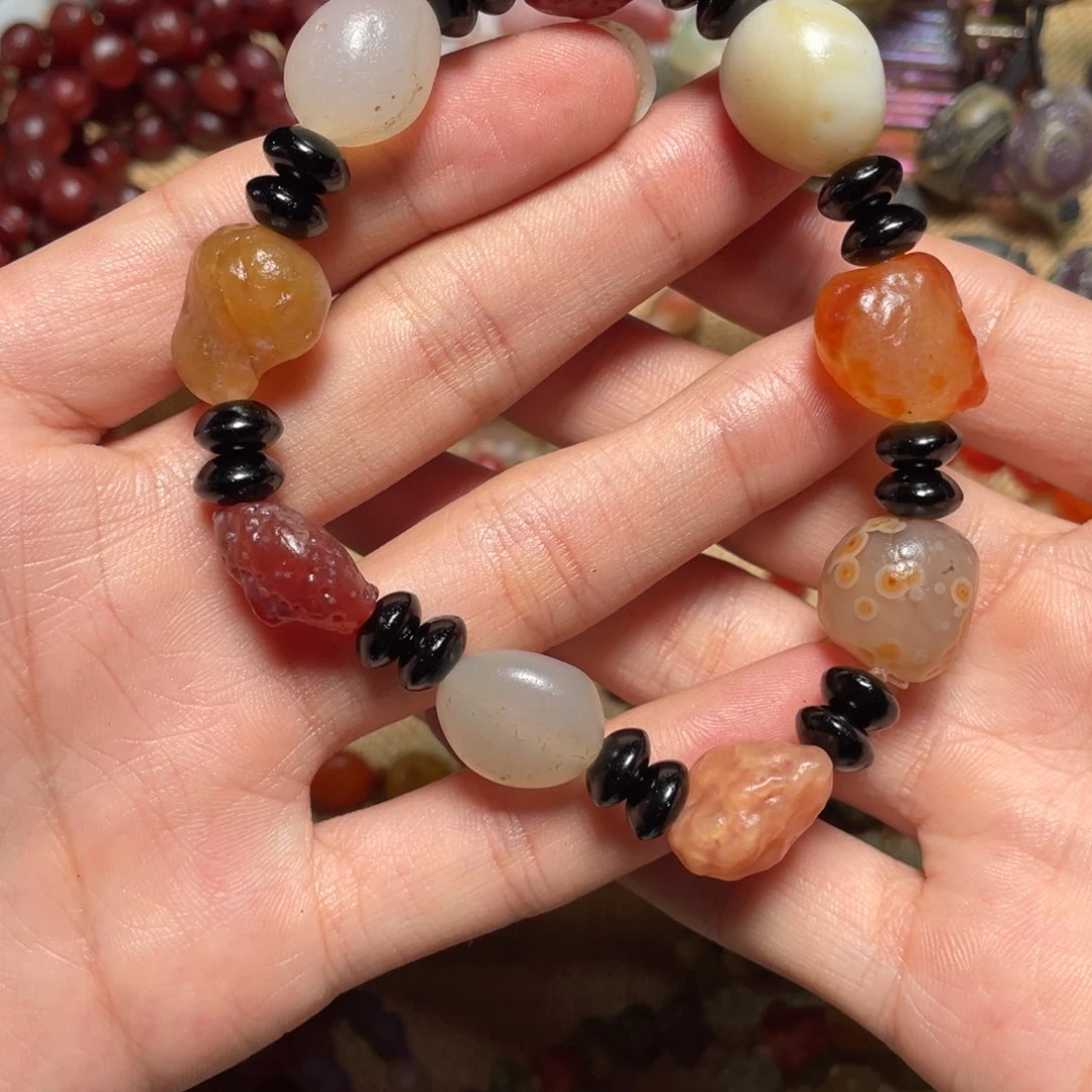 玛瑙/玉髓手链合金