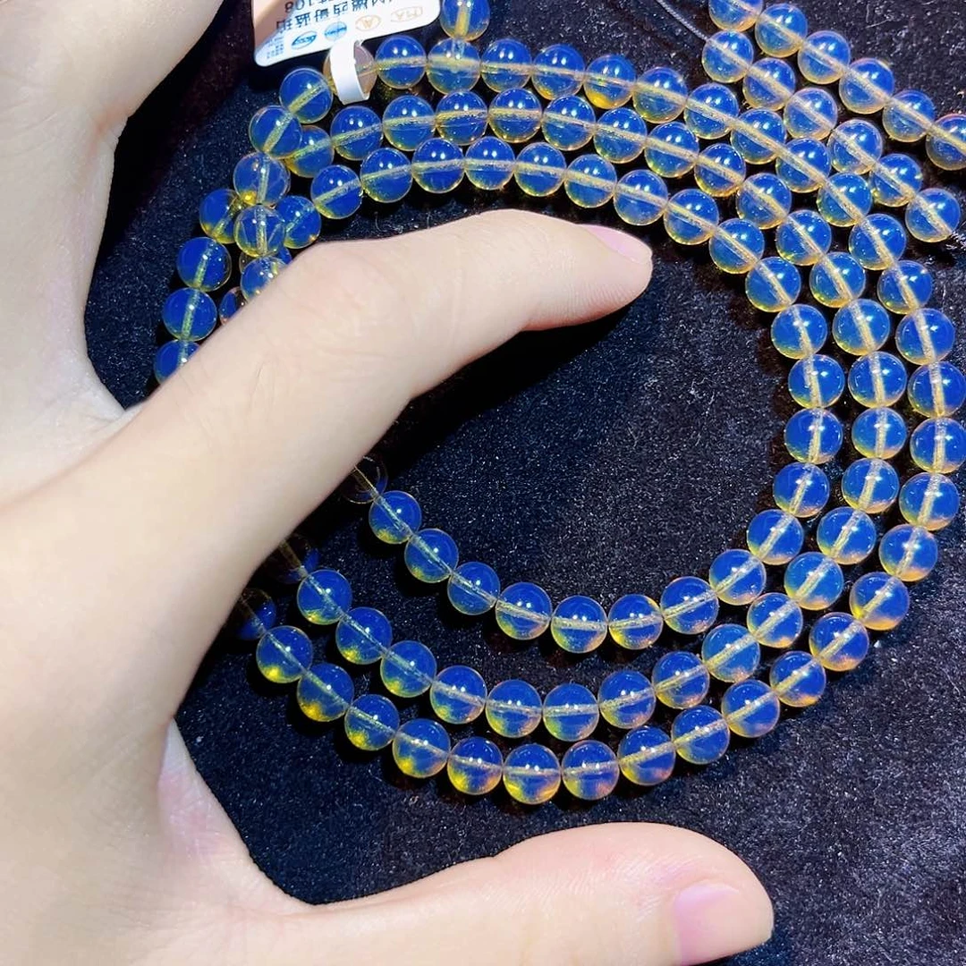 琥珀未镶嵌珠宝奇石6mm108