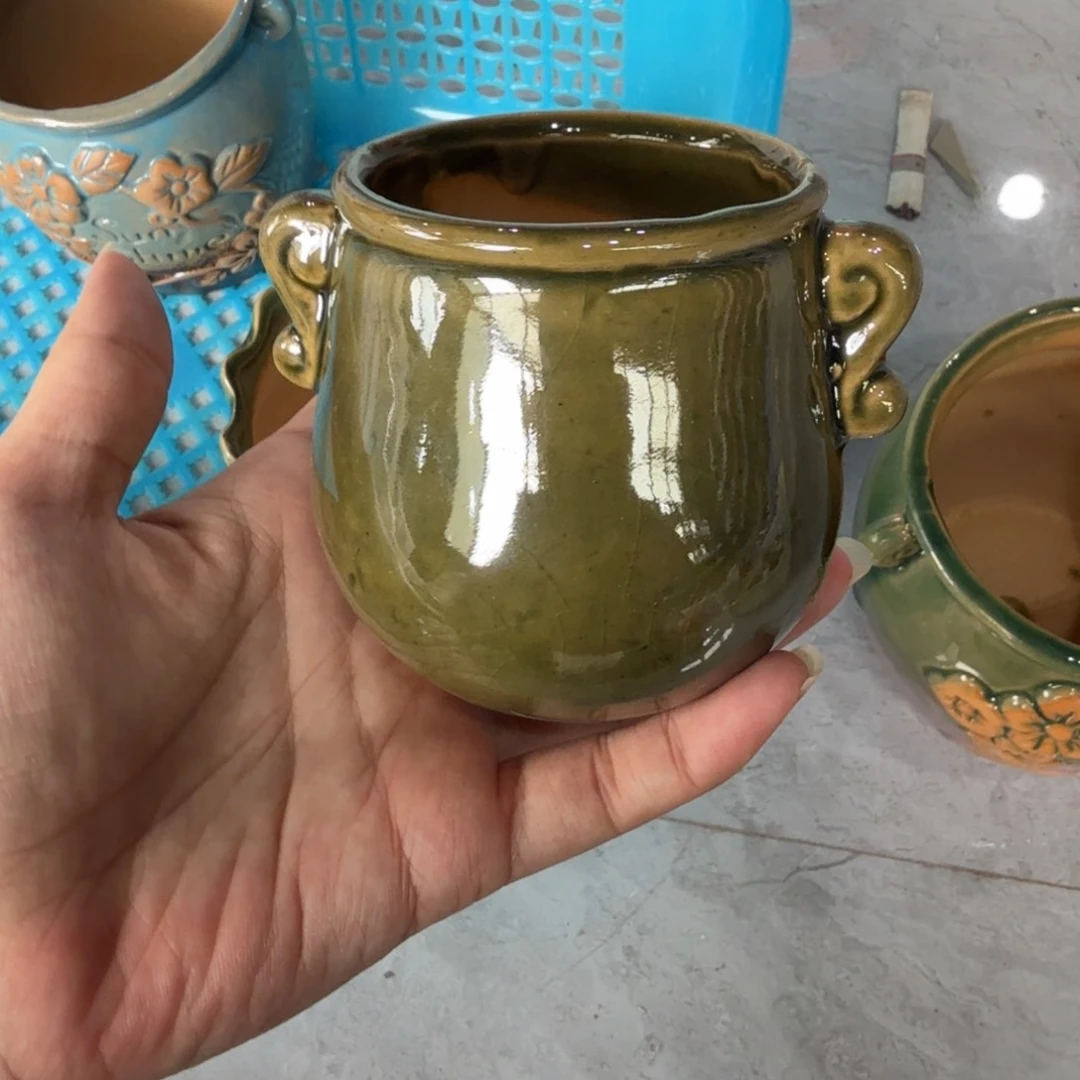 紫砂花盆粗陶粗陶