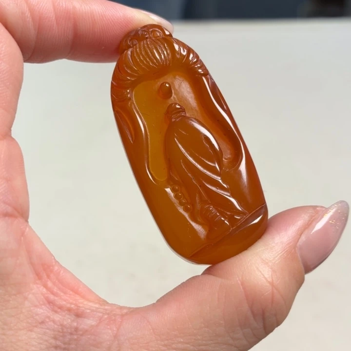 玛瑙/玉髓未镶嵌吊坠(不含链)