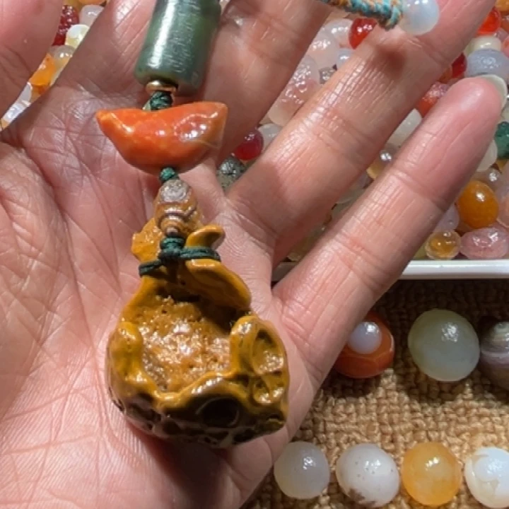 琉璃手工艺品钱袋子