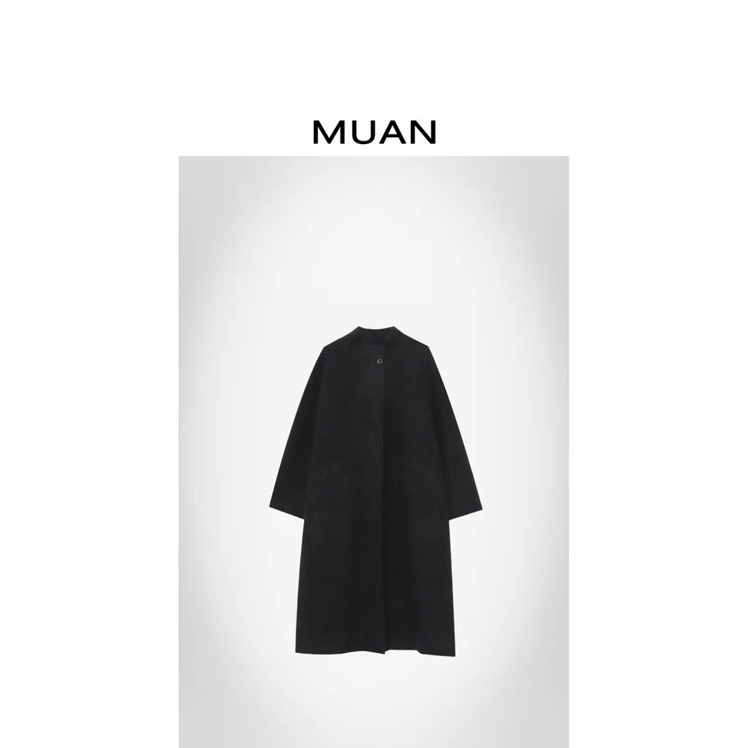 木岸MUAN：《爱丁堡大衣》定制老钱中古680克大衣外套上衣女D-LF-361