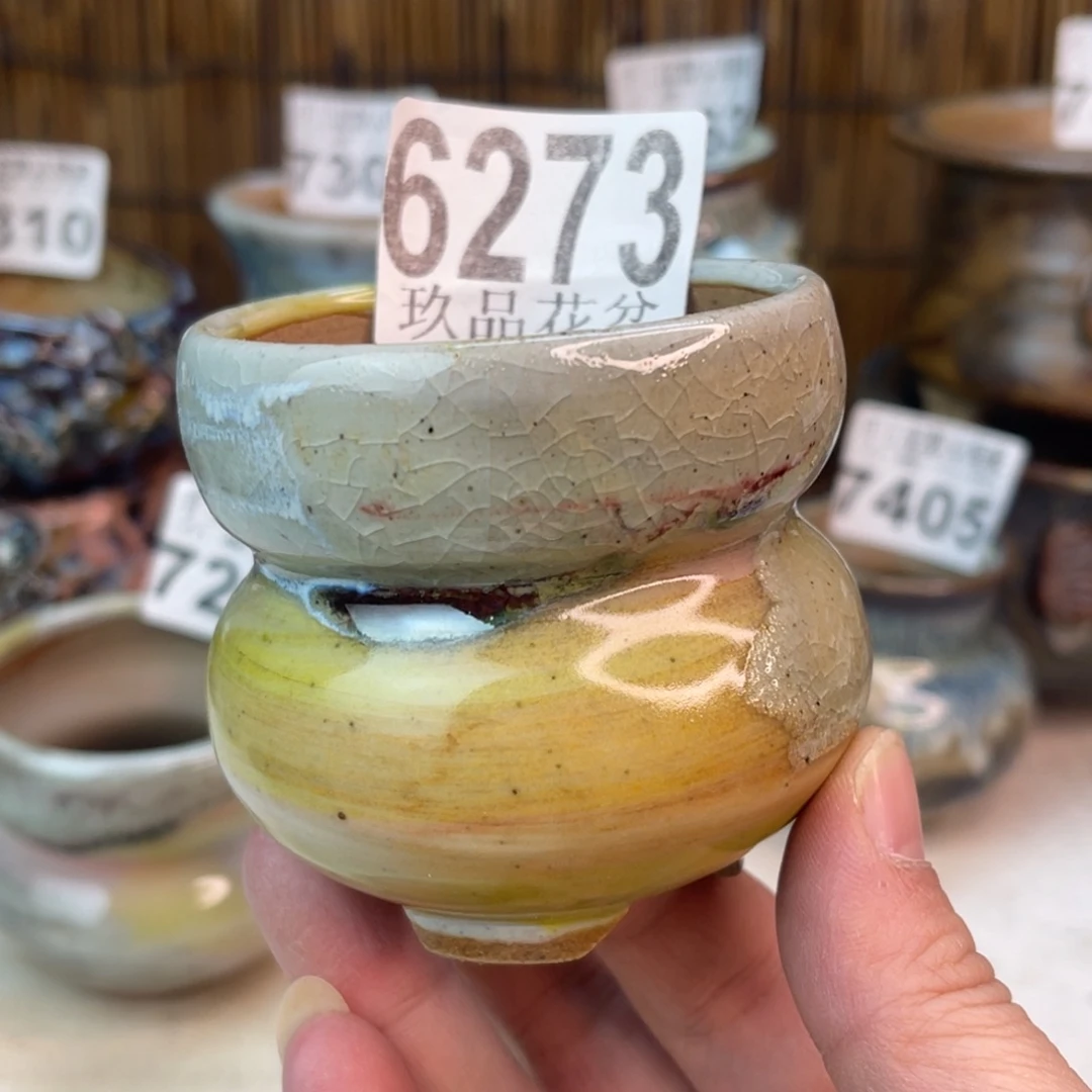 手工花盆默认瑕疵完美者勿拍