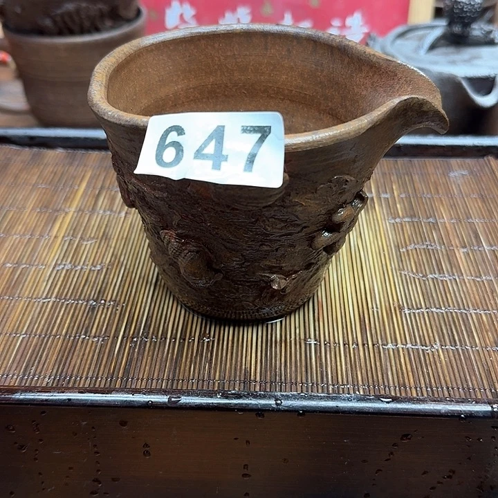 纯手工制作粗陶茶具