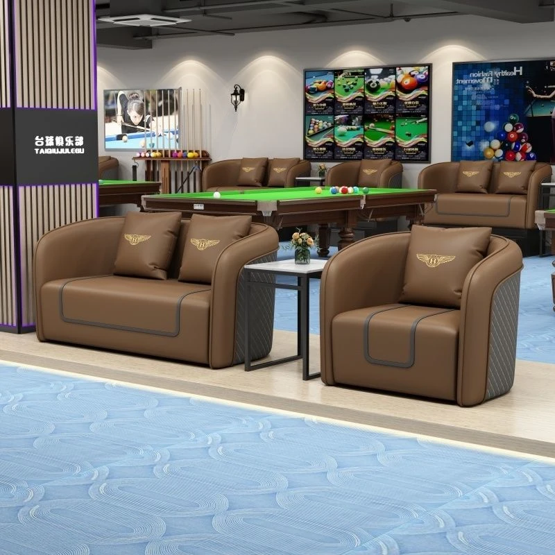 【新款上市】高档台球厅观球椅加高观球沙发椅台球室单人双人沙发