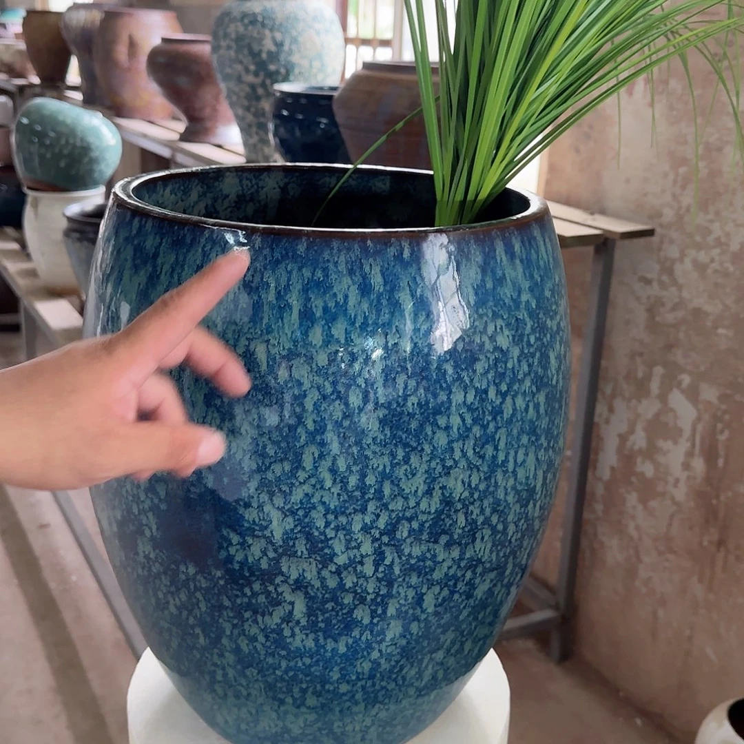 紫砂花盆王嫂花盆0924-580高40口30