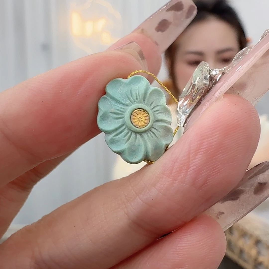 绿松石未镶嵌珠宝半成品