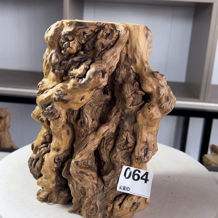 木石榴木榴疤底座花架