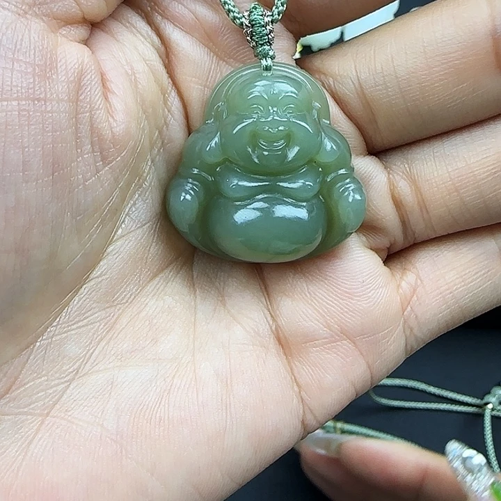 和田玉银S925镶嵌颈饰