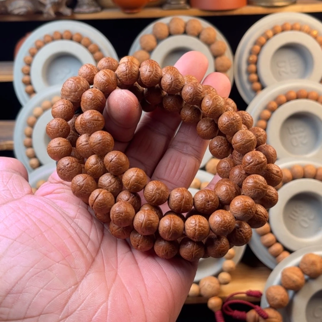 凤眼菩提吊坠11.5红油皮同树籽脖挂