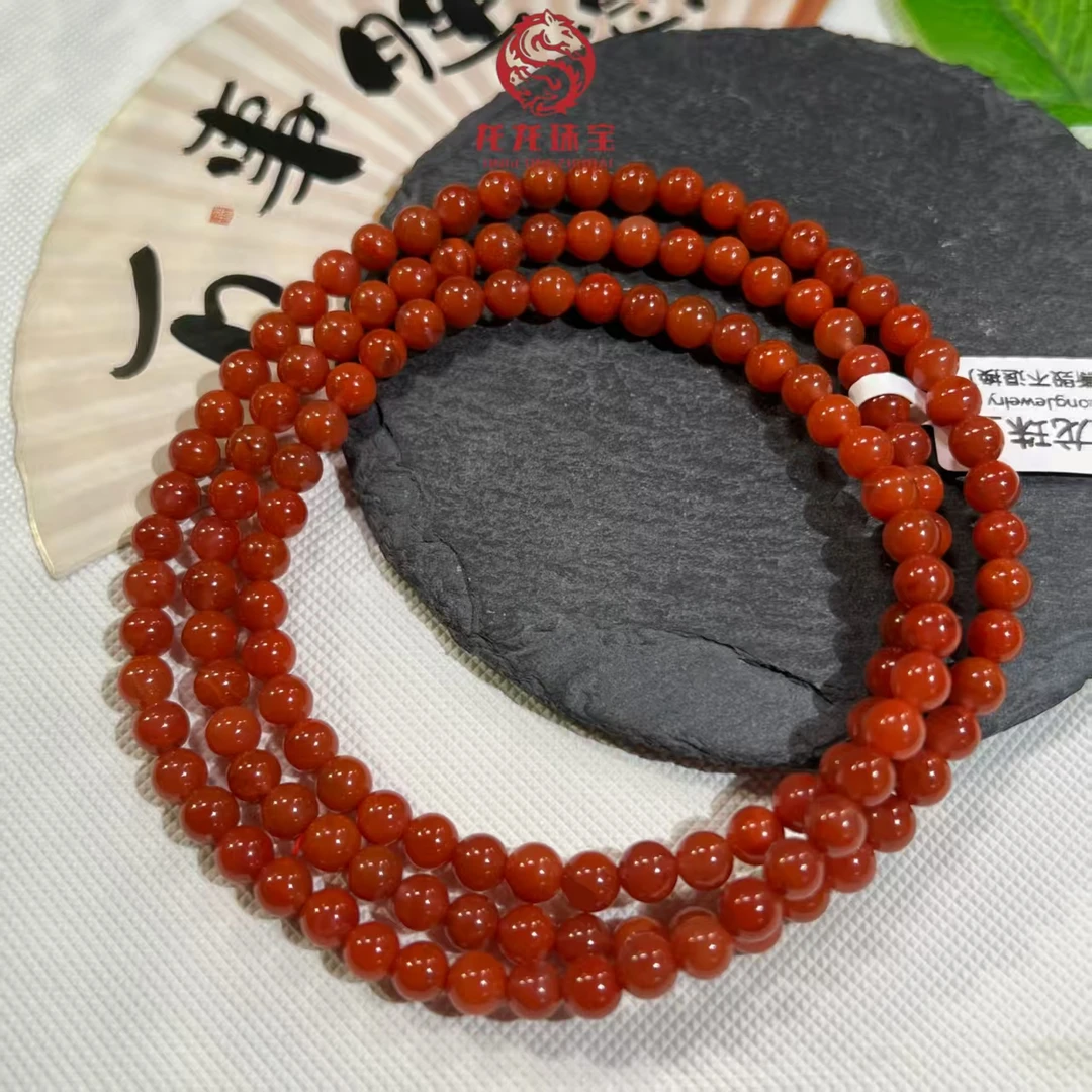 【龙龙珠宝严选】原矿川料瓦西多圈LSC60002/5mm手串 微纹 多样性发