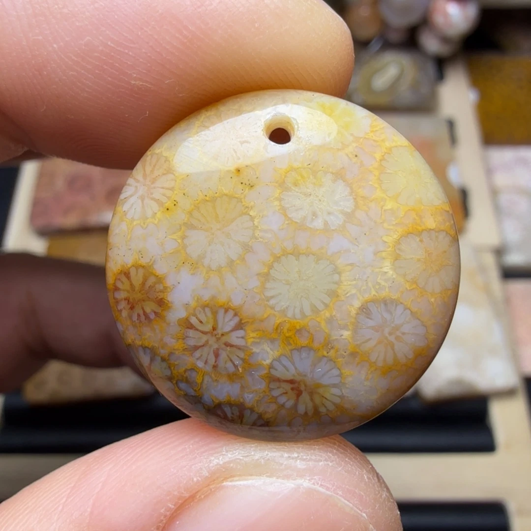 硅化玉未镶嵌纯天然色有机玉石保真色