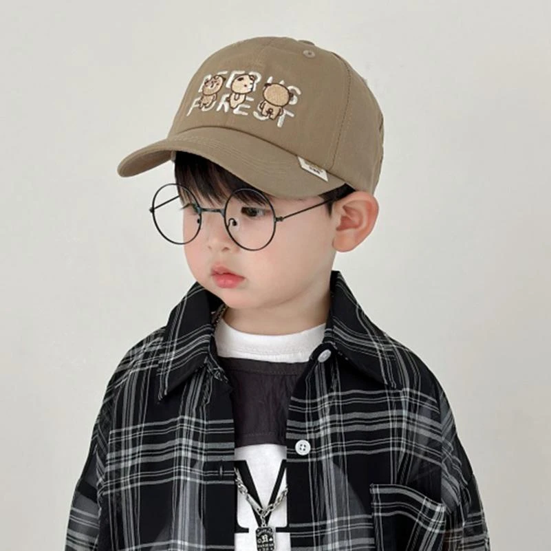 儿童春季帽子男童棒球帽宝宝薄款遮阳男孩帽子2025新款女童鸭舌帽