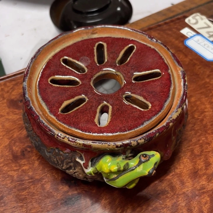 茶盏陶中古工艺品摆件