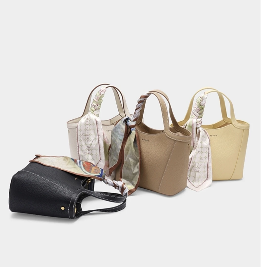 红谷菜篮手提斜挎包通用简约风手提包包包手拎包简约轻奢休闲韩系