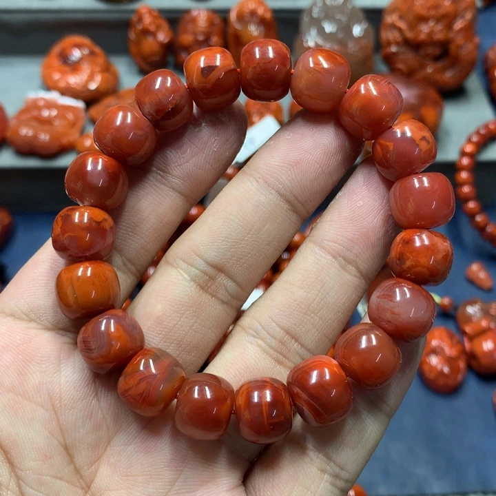 手串未镶嵌南红玛瑙12mm+