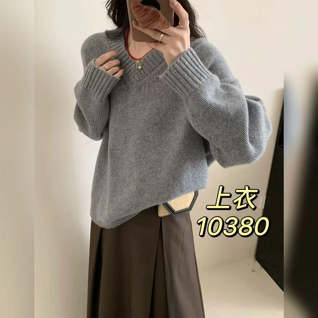 10380（部分无水洗唛，介意慎拍） SANFAN新款针织衫