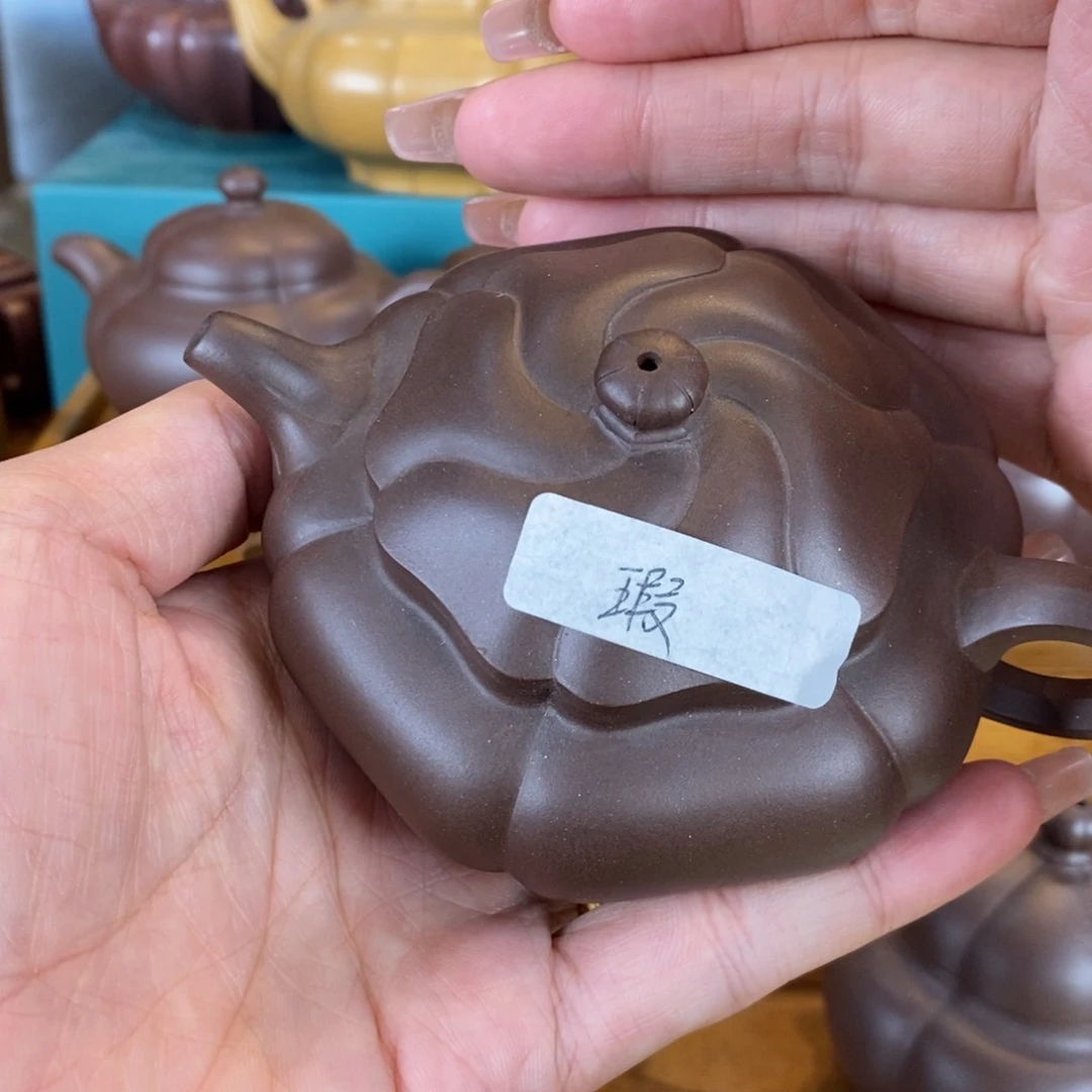 茶壶紫砂原矿泥料手工壶直播间