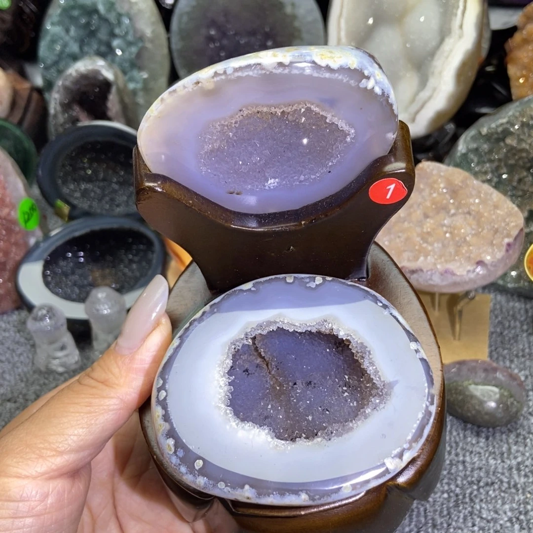 紫晶摆件未镶嵌水晶