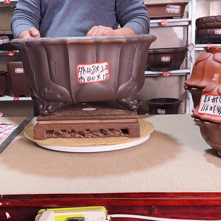 紫砂花盆紫砂花盆