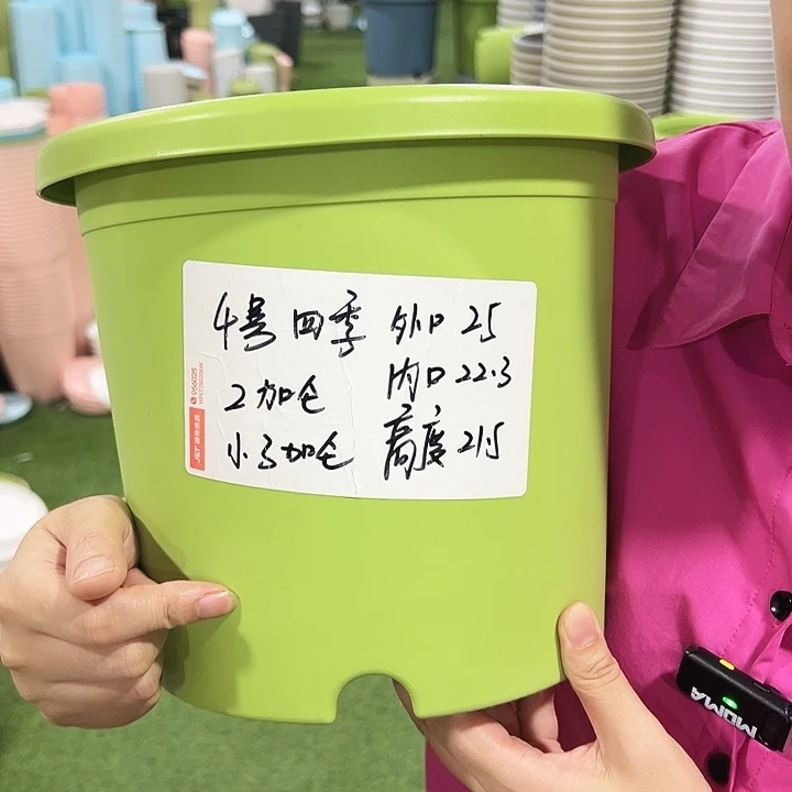 特价4号四季盆口25高21混色无托8只