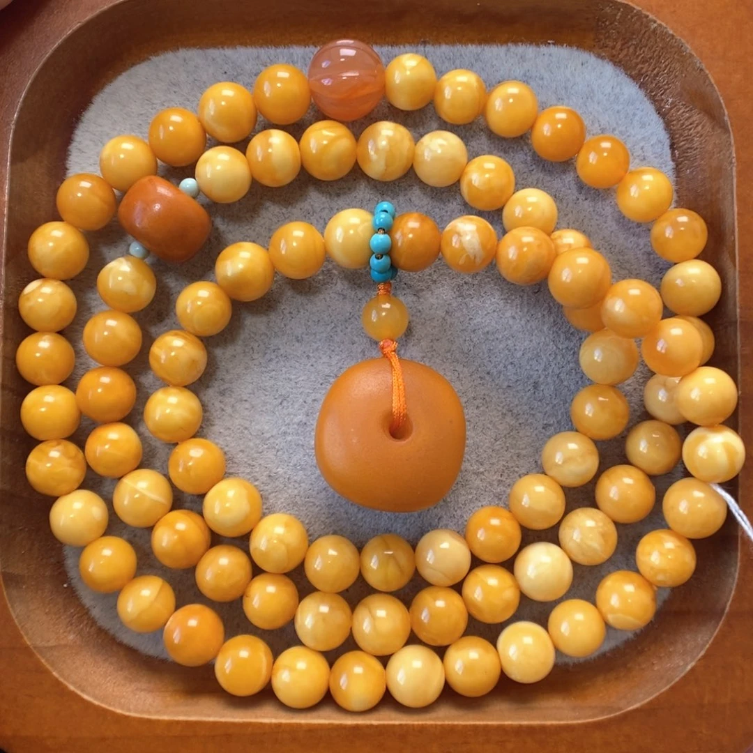 蜜蜡未镶嵌手串蜜蜡