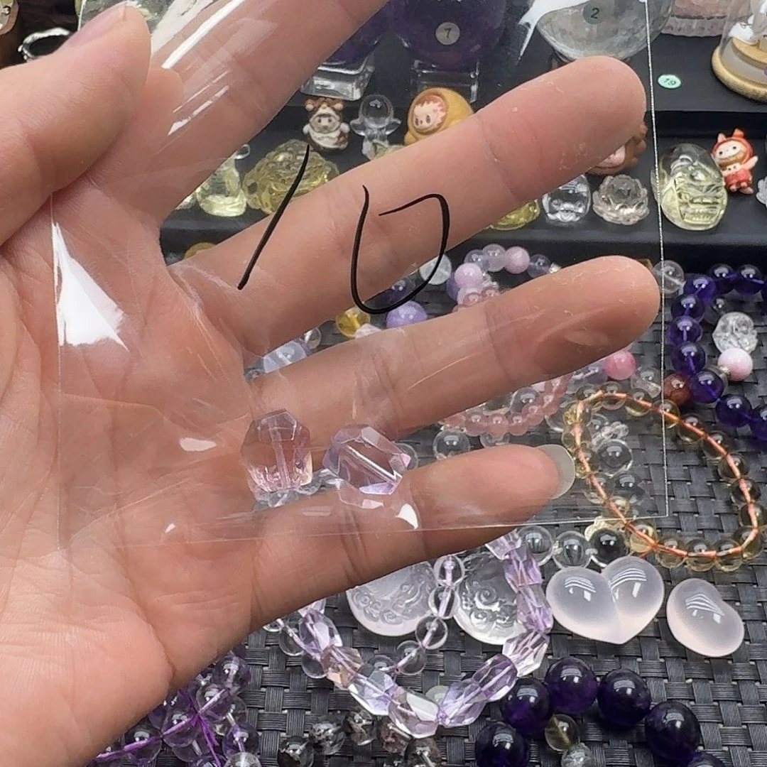 J***y银S925镶嵌紫晶颈饰天然水晶