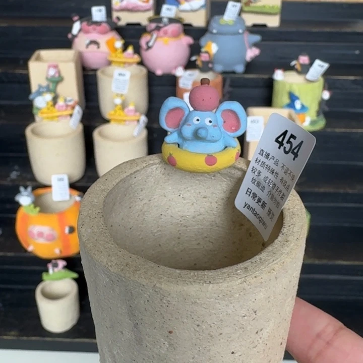 炏陶器物多肉花盆454