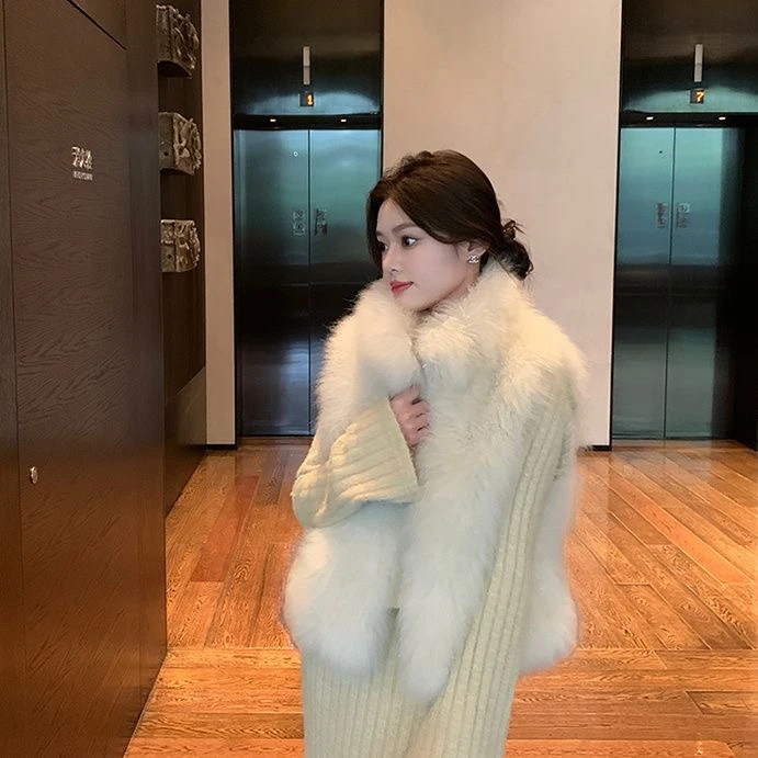 人造皮草 氛围感立体挺括落肩不挑身高百搭马甲环保毛毛坎肩