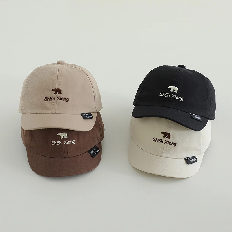 婴儿帽子春秋薄款男童宝宝鸭舌帽可爱超萌儿童遮阳棒球帽秋款小檐