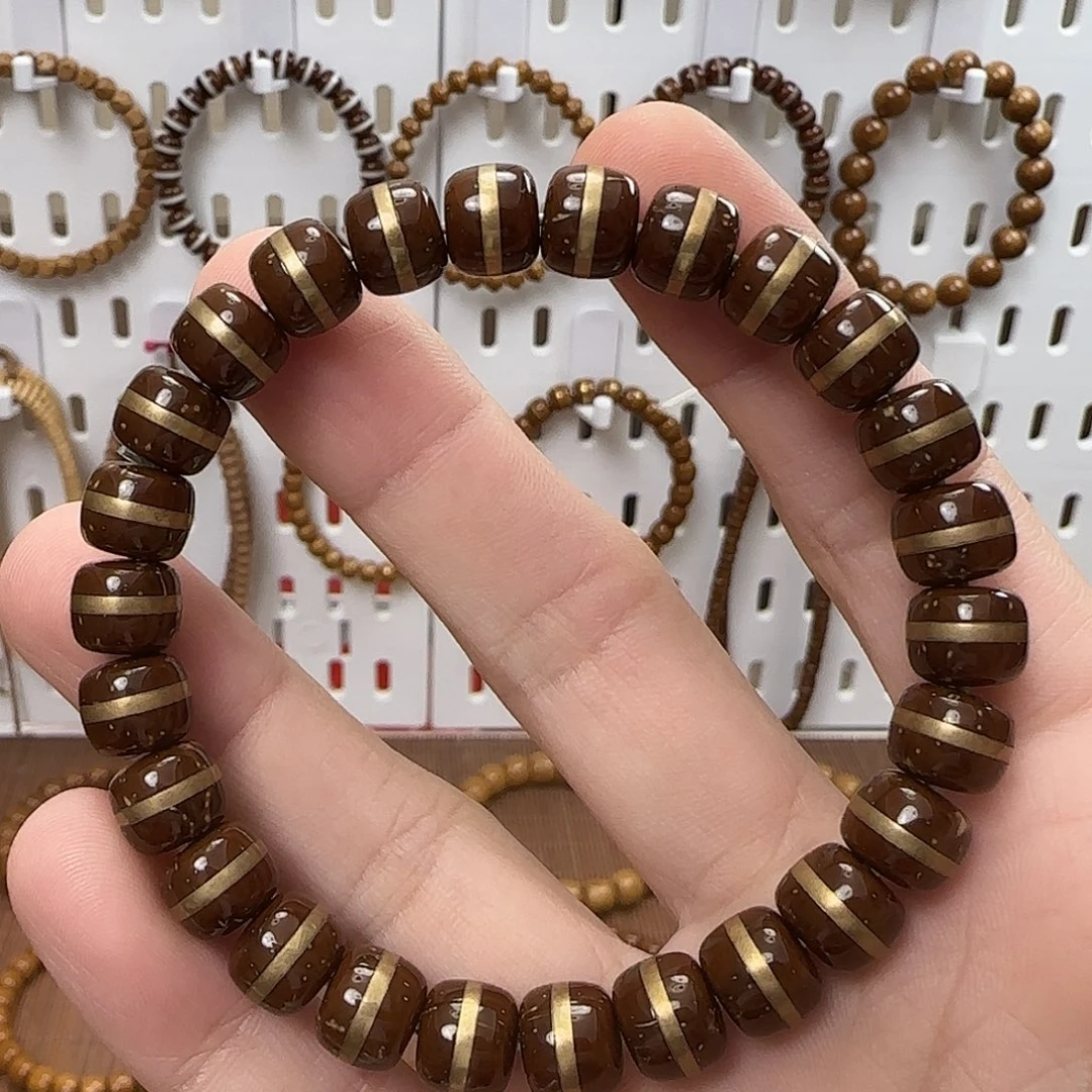 紫金鼠手串9mm金腰带（清库存，不退不换！）