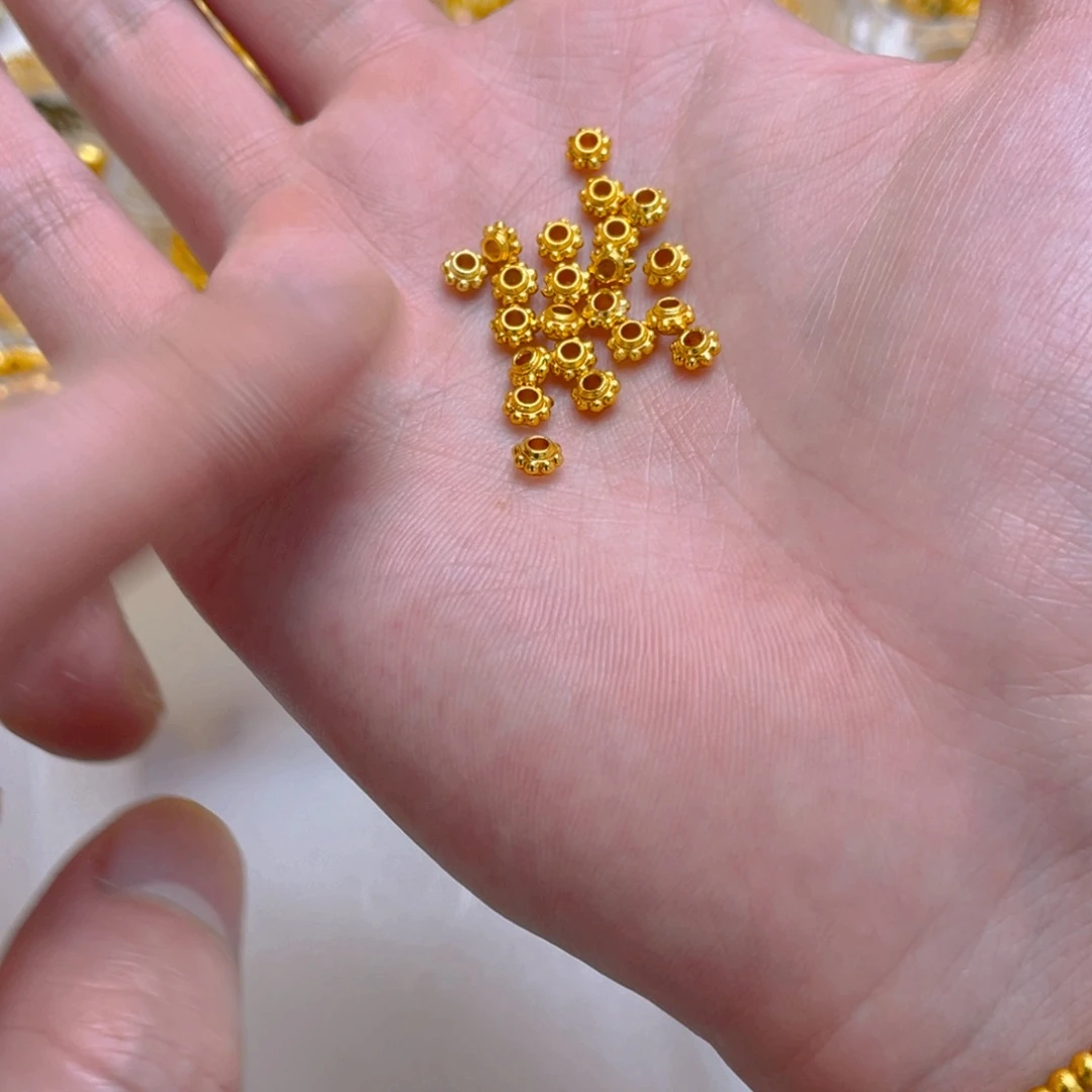 锆石铜合金蜻蜓眼隔片5mm10颗