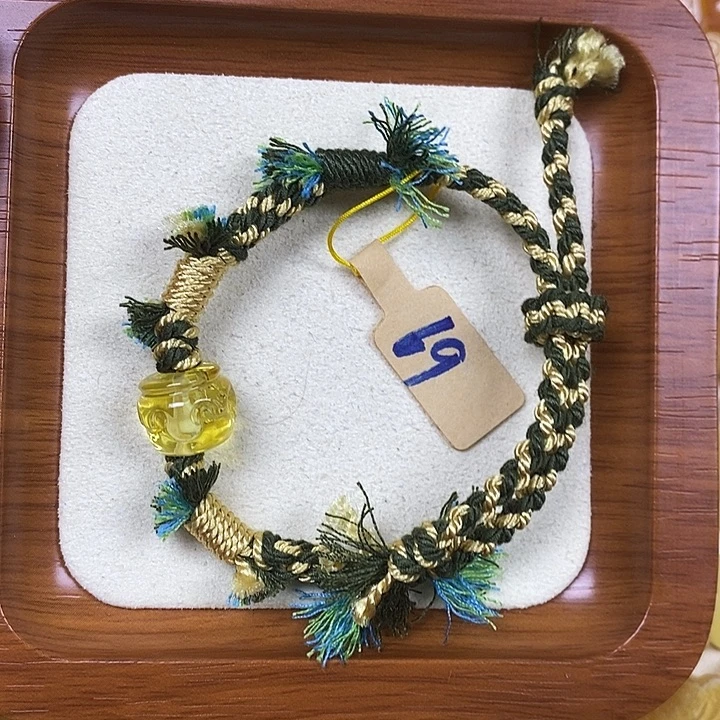 吊坠橄榄核福利蜂蜜罐手串