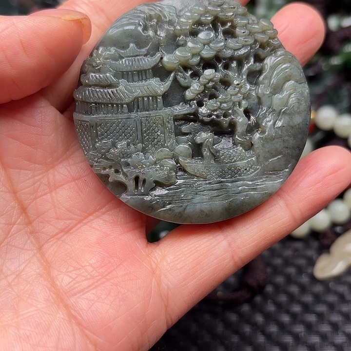 和田玉颈饰未镶嵌